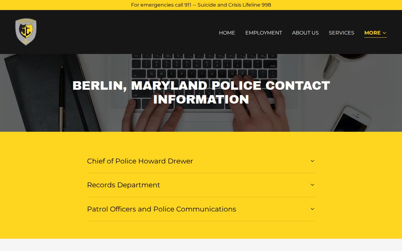 Berlin warrant records: Berlin Police headquarters and records contact block