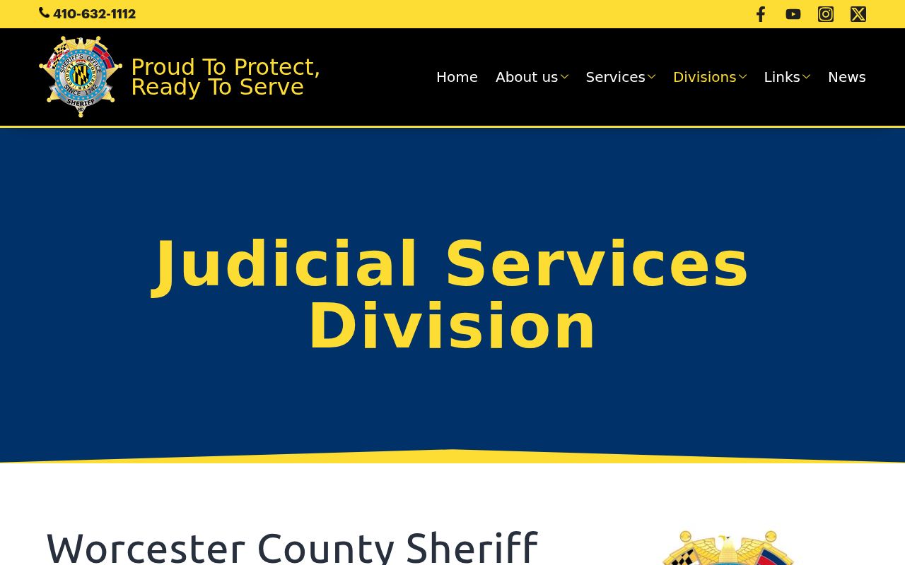 Worcester County active warrants: Sheriff's Office judicial services division page